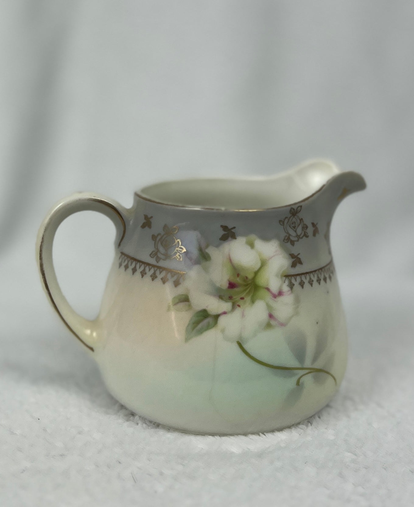 Vintage Hand-Painted Creamer Pitcher