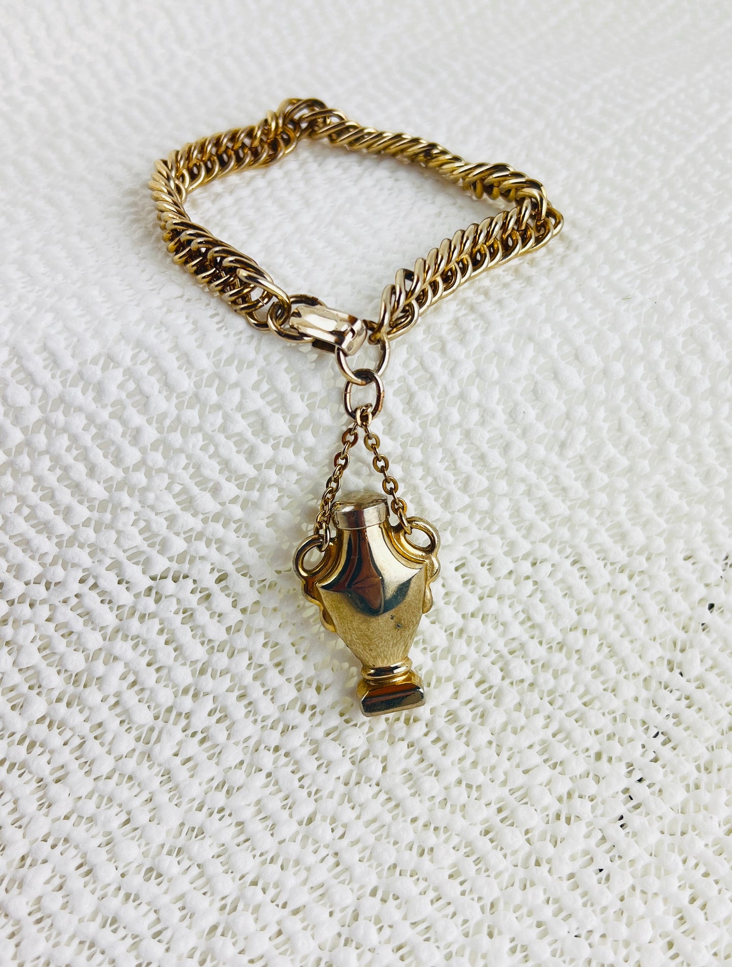 Vintage Mini Perfume Bottle Bracelet