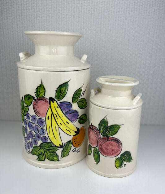 Fruit canisters set of 2